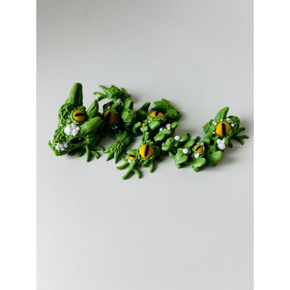 3D Printed Infested Dragon 8 inch